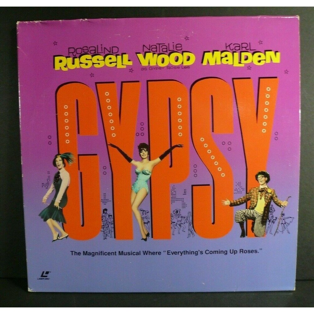 Gypsy - Rosalind Russell, Natalie Wood, Karl Malden 1962 - Laser Disc